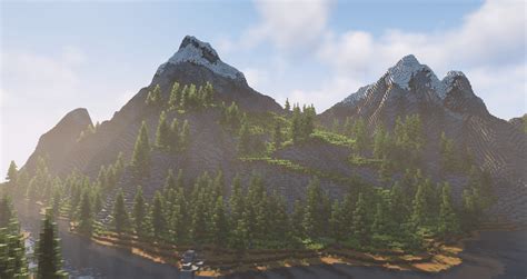 Some Mountains : r/Minecraftbuilds .